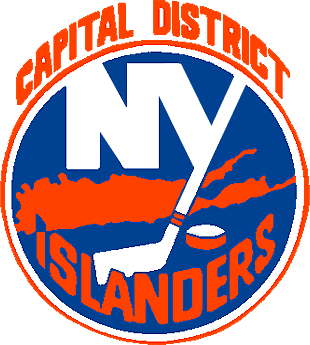 Capital District Islanders 1990 91-1992 93 Primary Logo iron on transfers for T-shirts